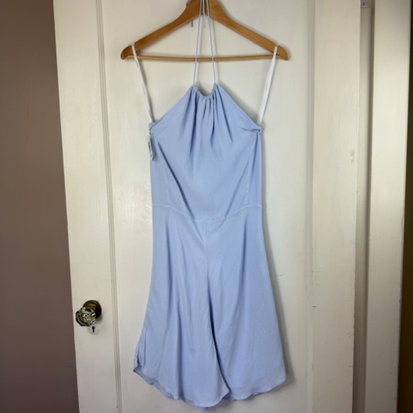 Aritzia  Wilfred Free Ariane Mini Halter Low Back Dress - Picture 3 of 7
